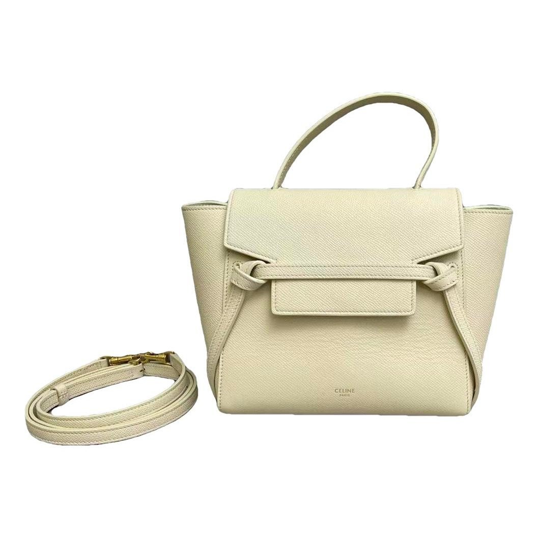 Belt leather handbag