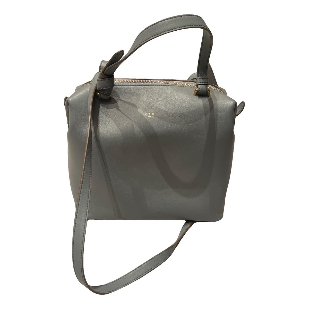Soft Cube leather crossbody bag