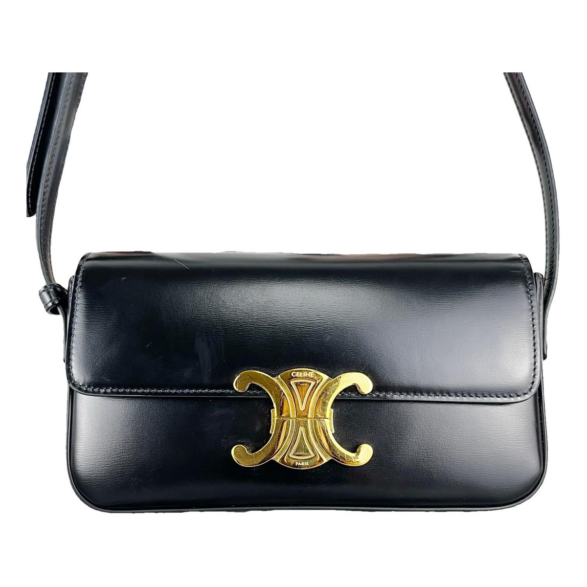 Triomphe leather handbag