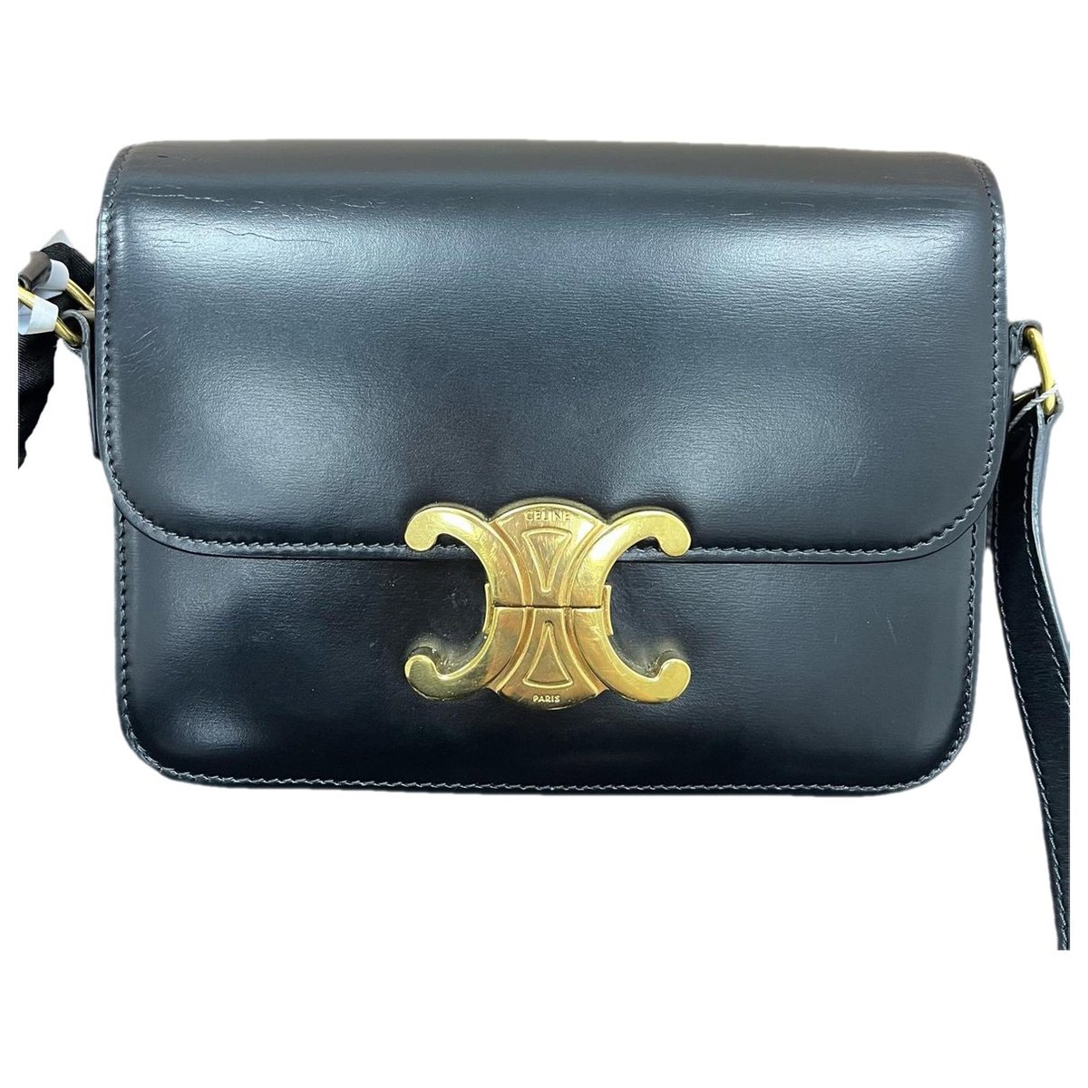 Triomphe leather handbag