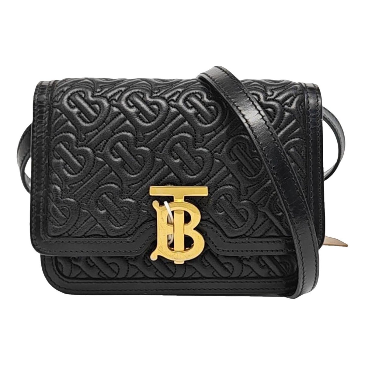 TB leather handbag