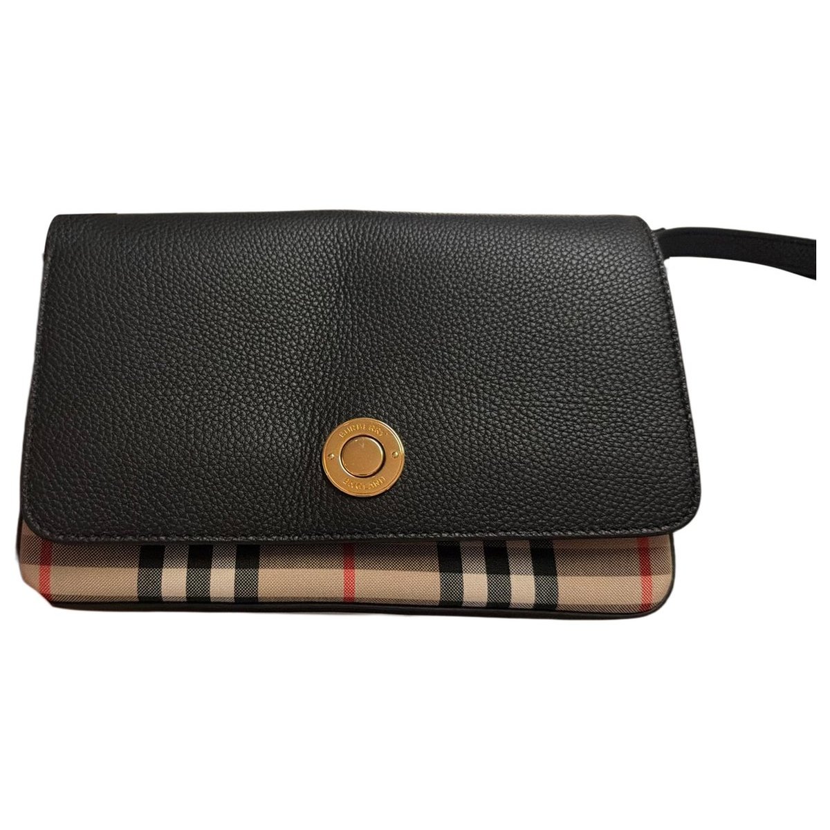 Note leather handbag