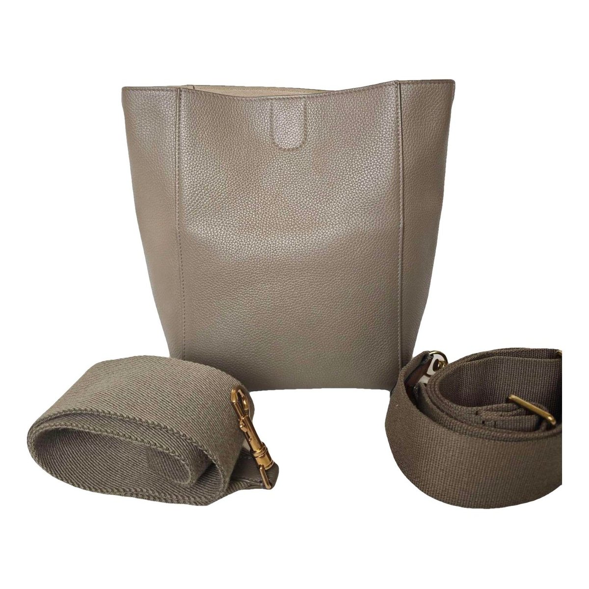 Seau Sangle leather handbag