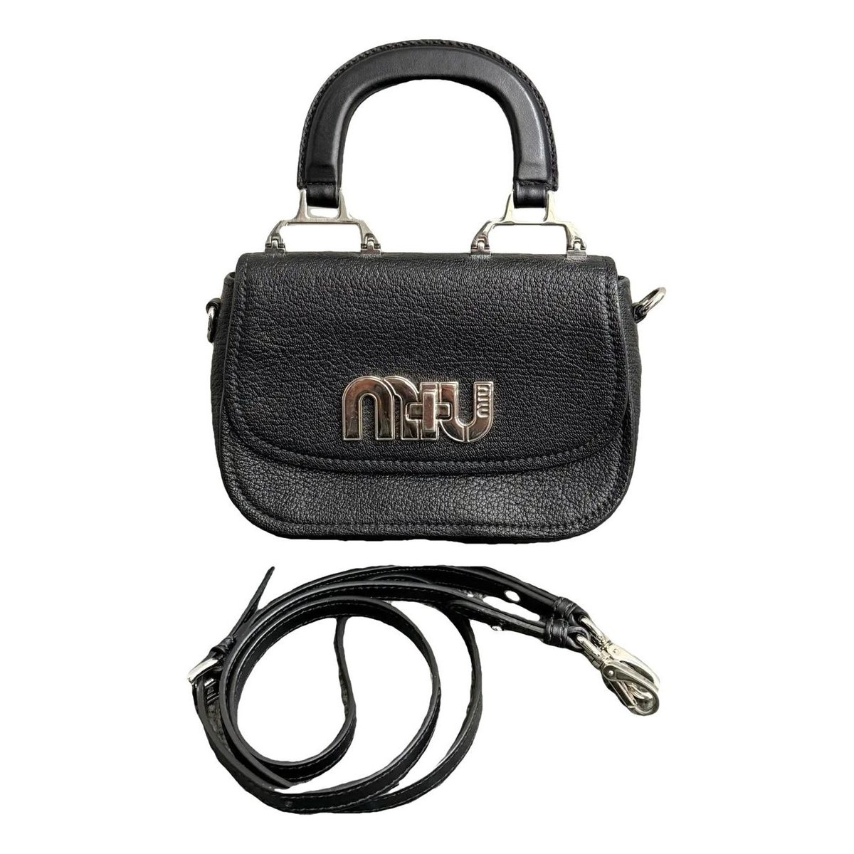 Miu delice leather crossbody bag