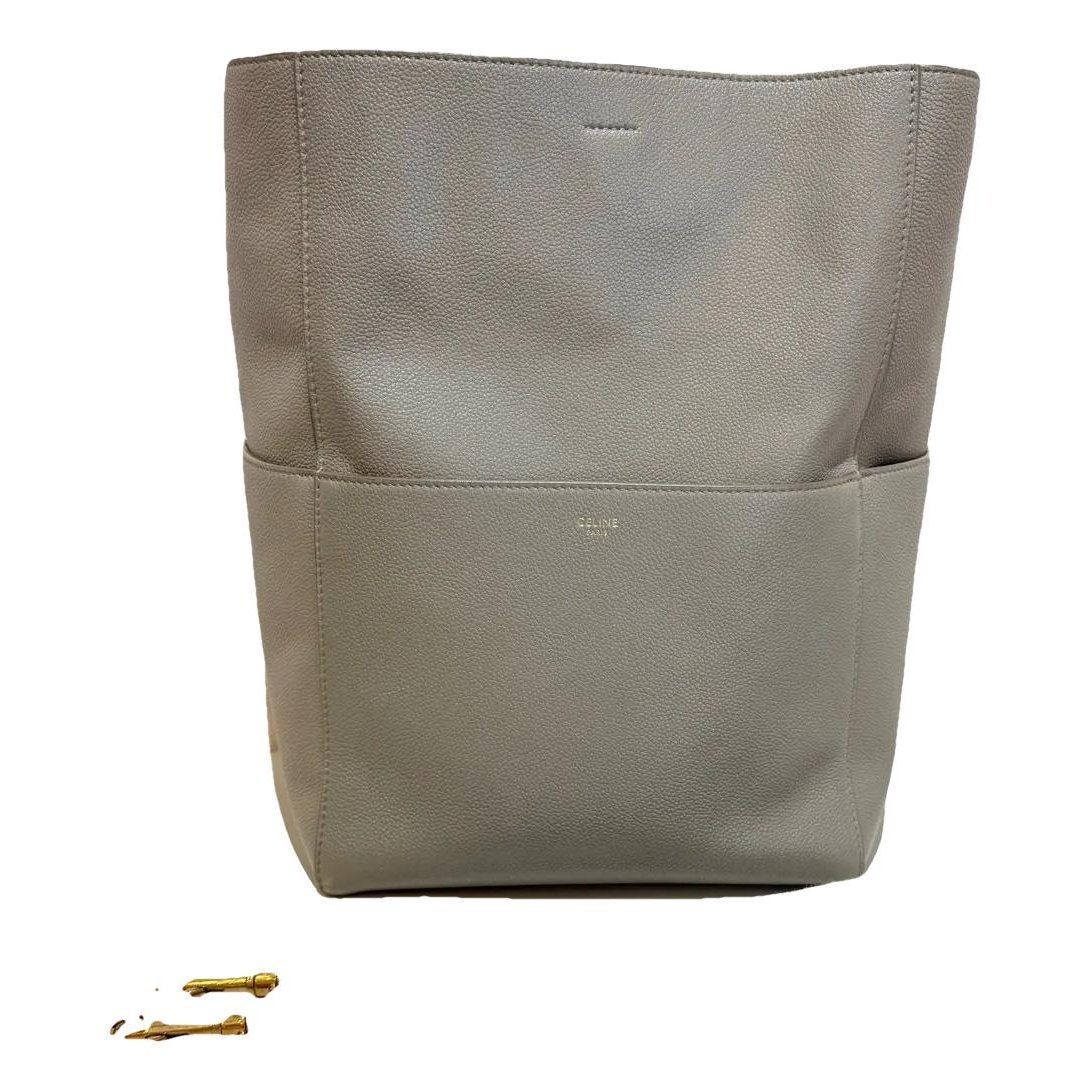 Seau Sangle leather tote