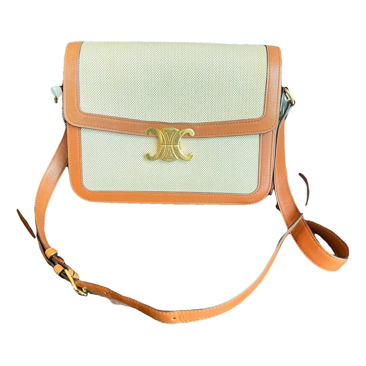 Triomphe leather handbag