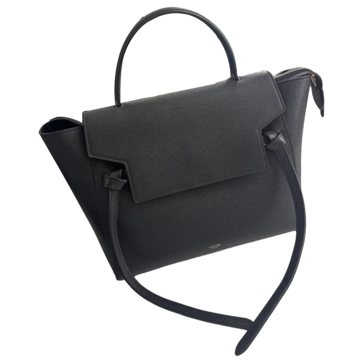 Belt leather handbag