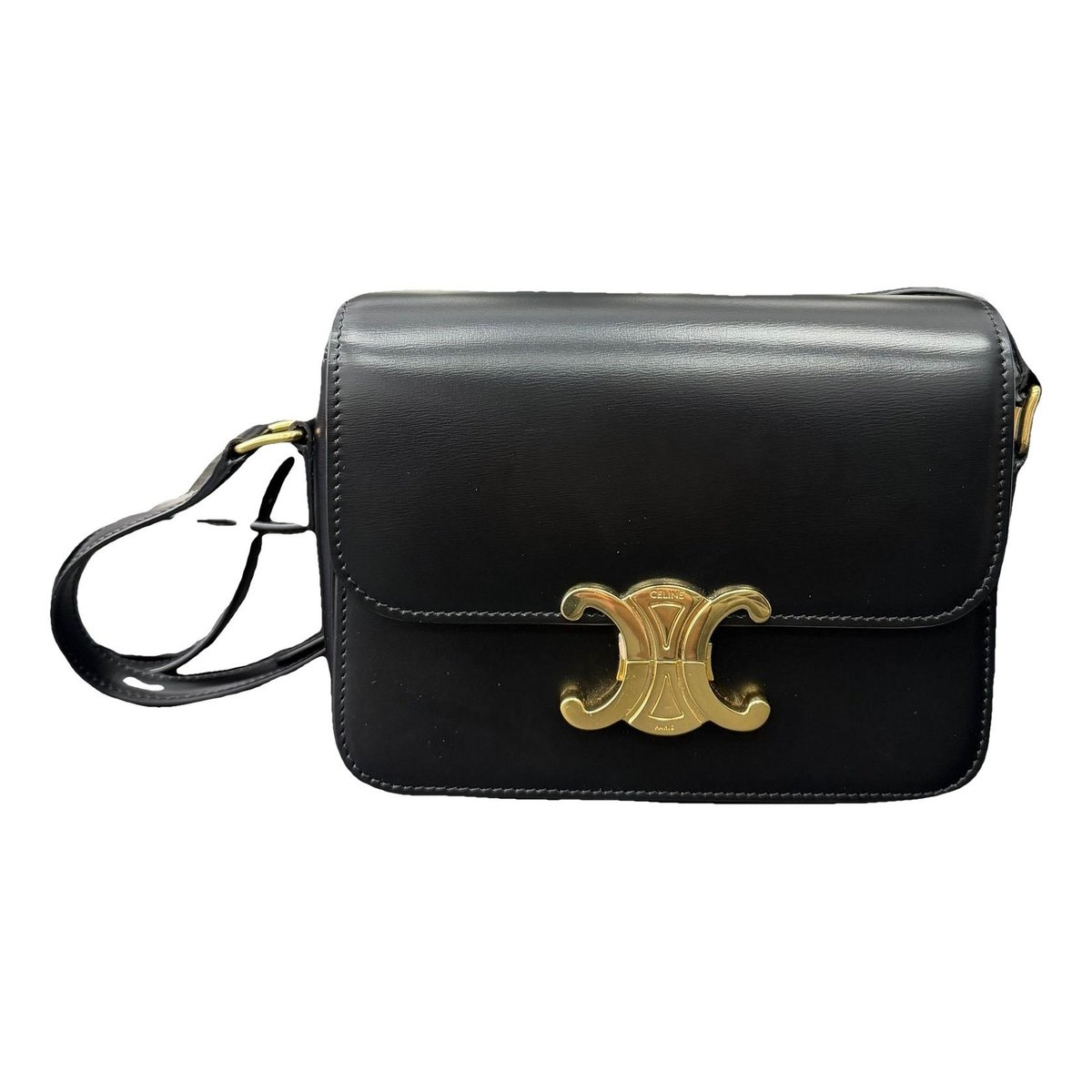 Triomphe leather handbag