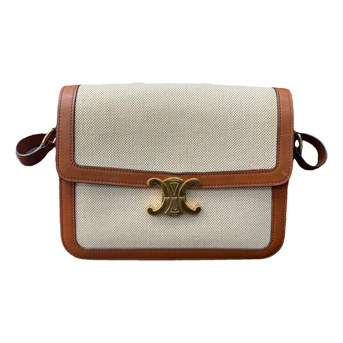 Triomphe leather handbag