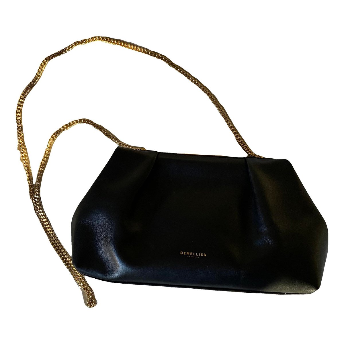 Leather clutch bag