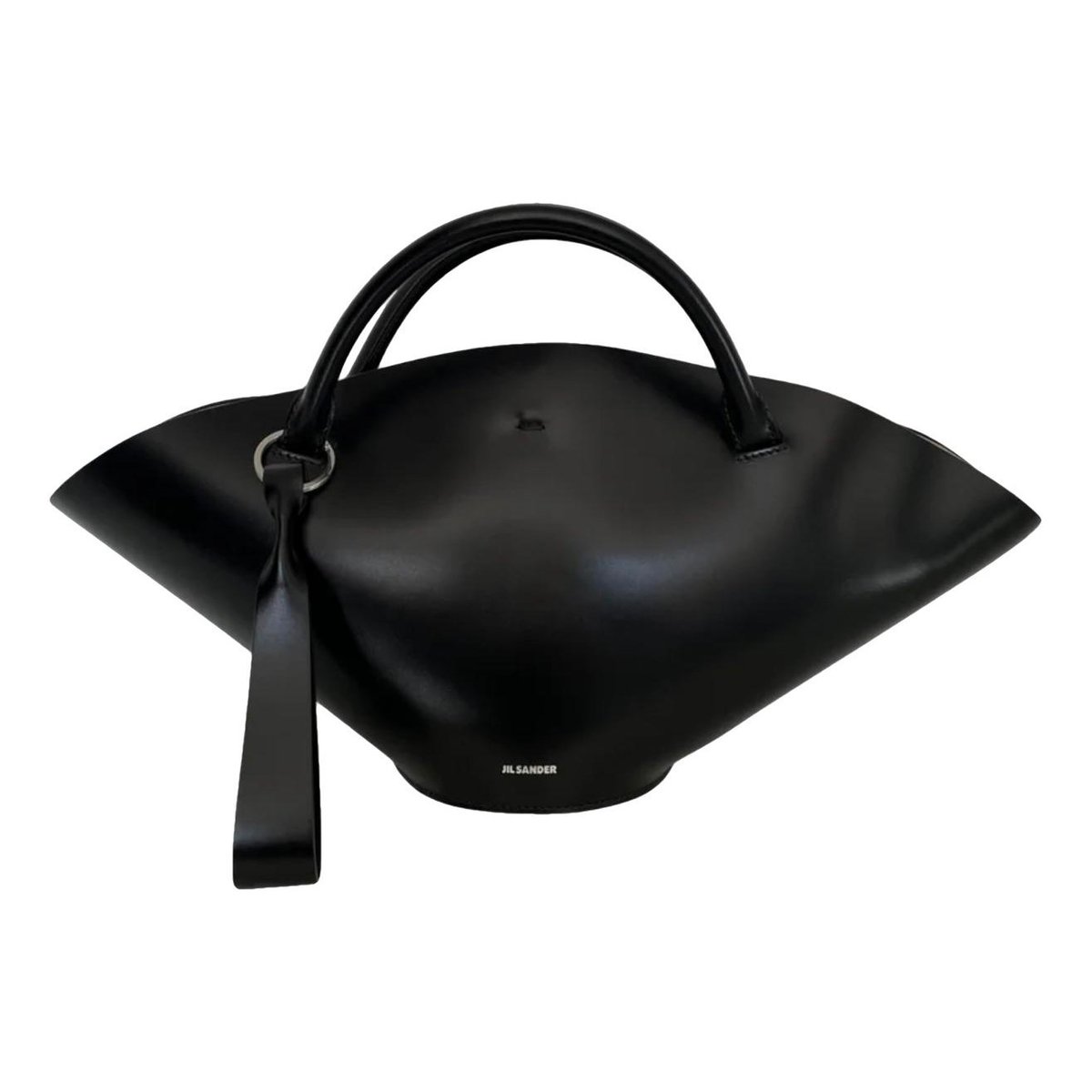 Shopper leather handbag