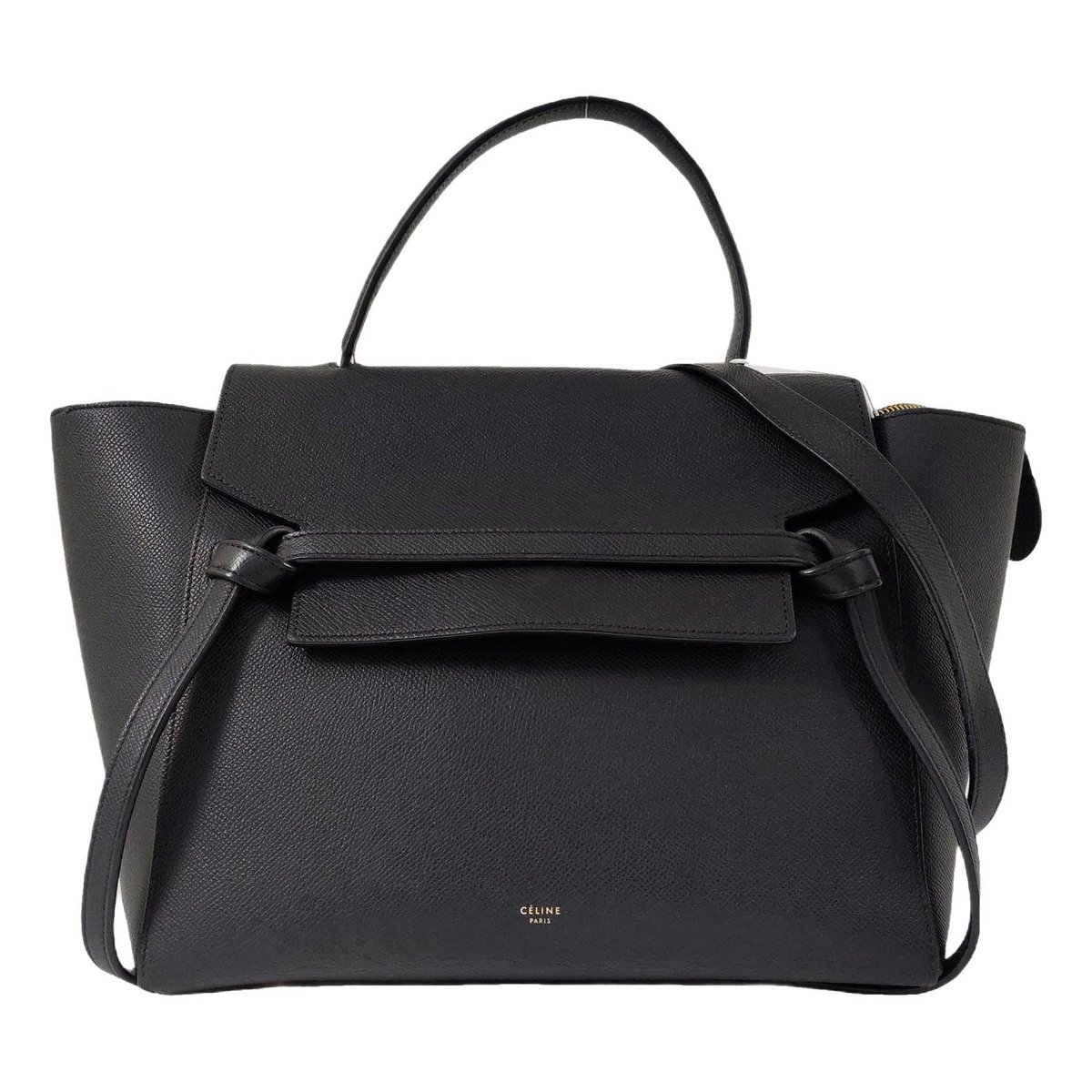 Belt leather handbag