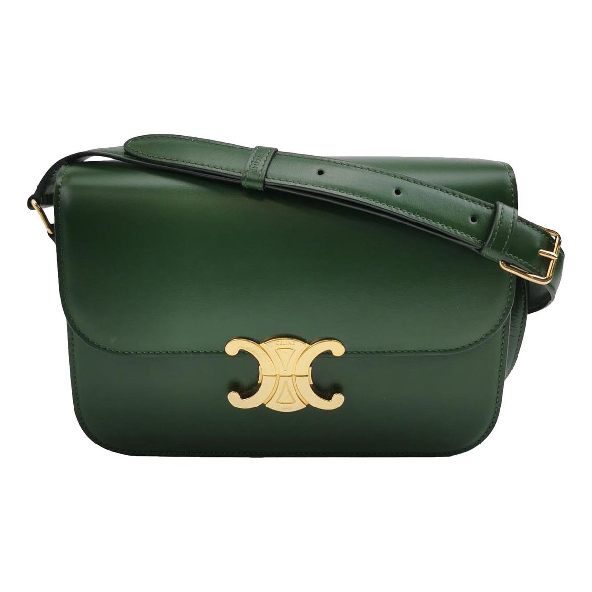 Triomphe leather crossbody bag