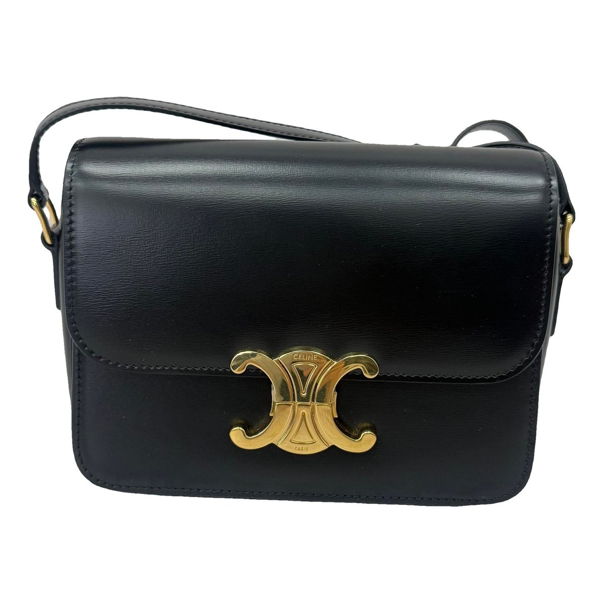 Triomphe leather handbag