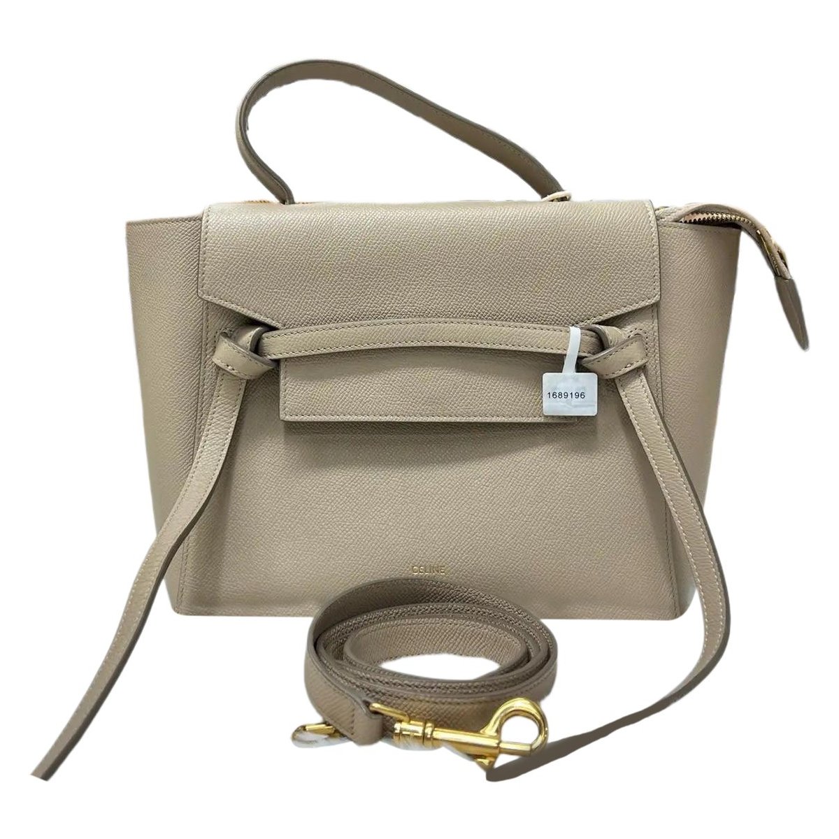 Belt leather handbag