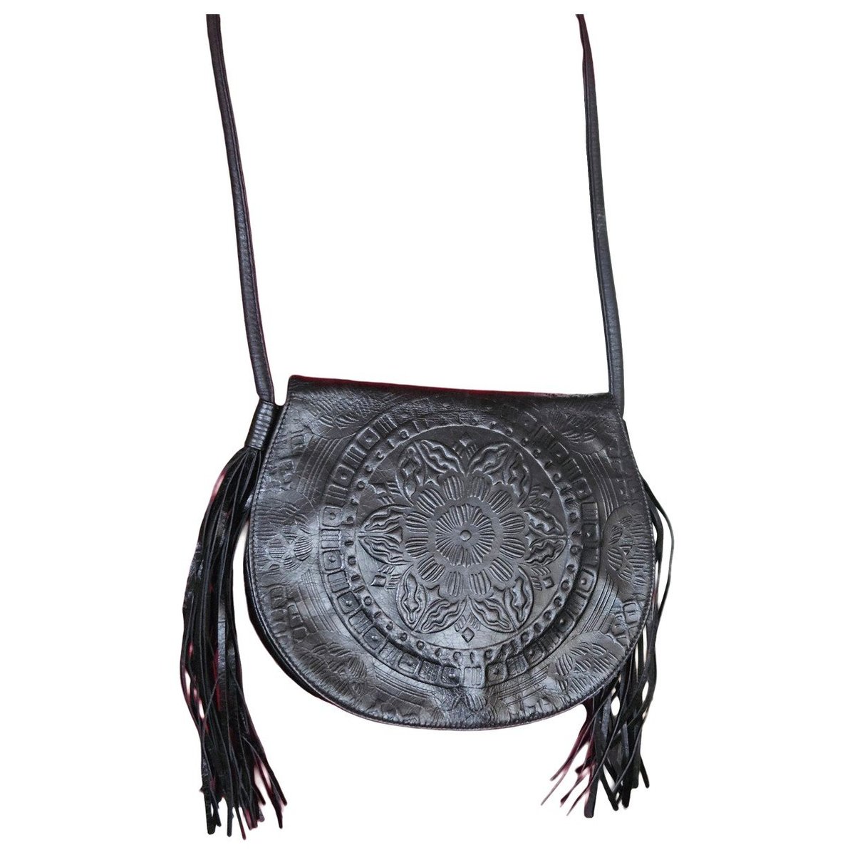 Leather crossbody bag