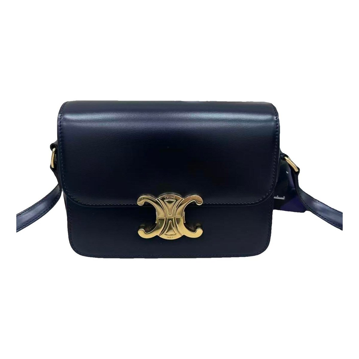 Triomphe leather handbag