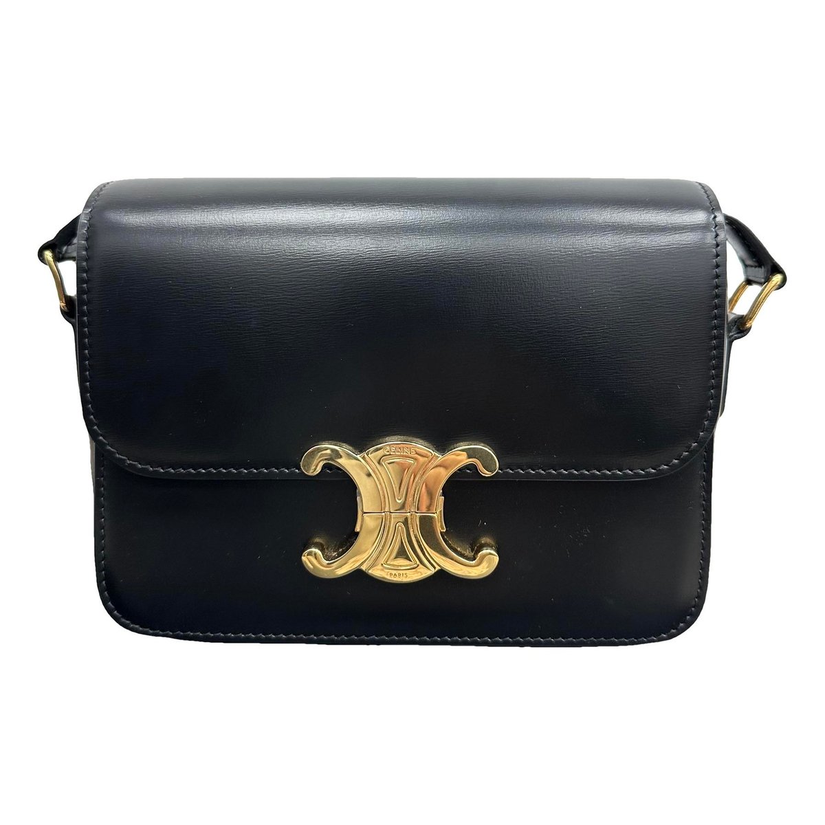 Triomphe leather handbag