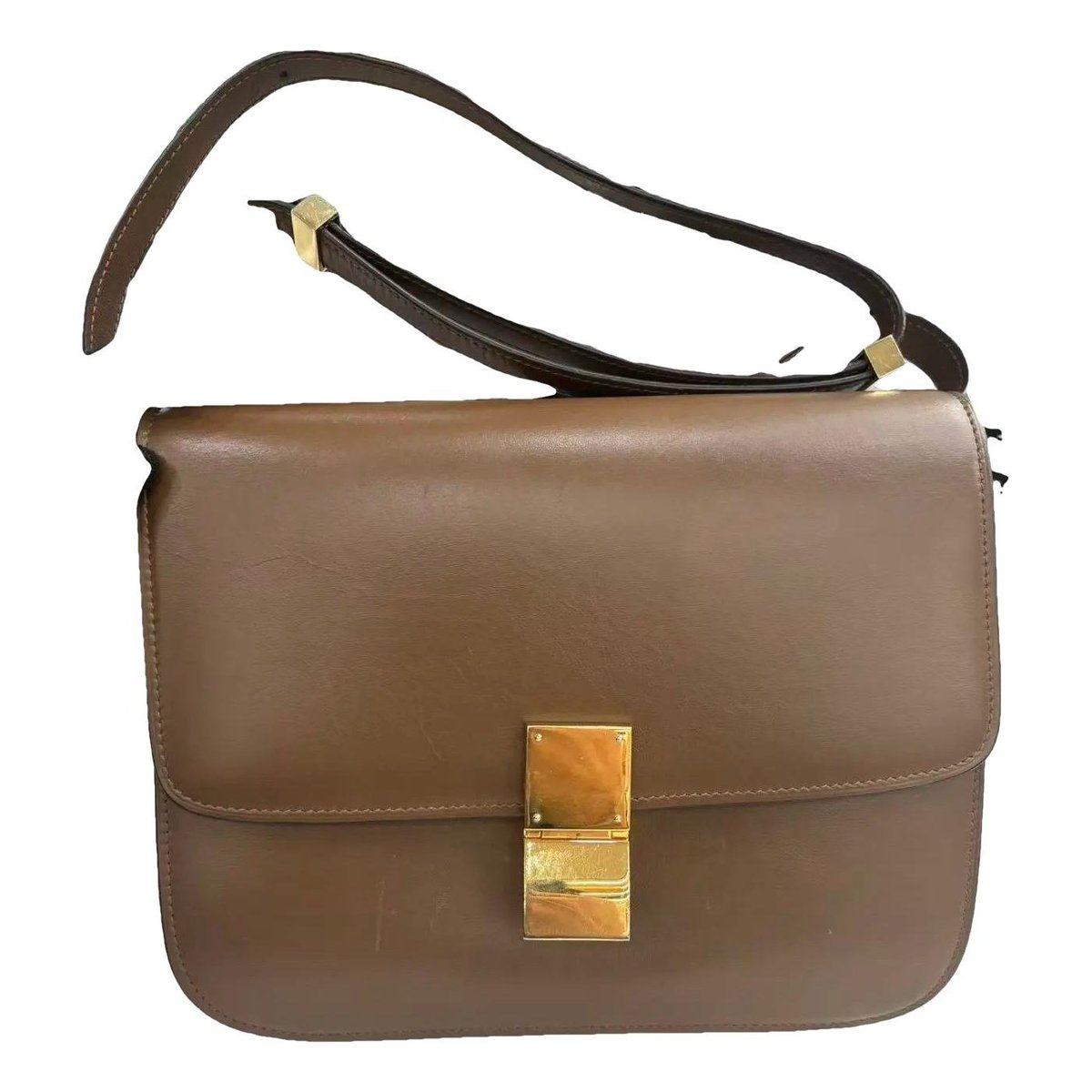 Classic leather crossbody bag