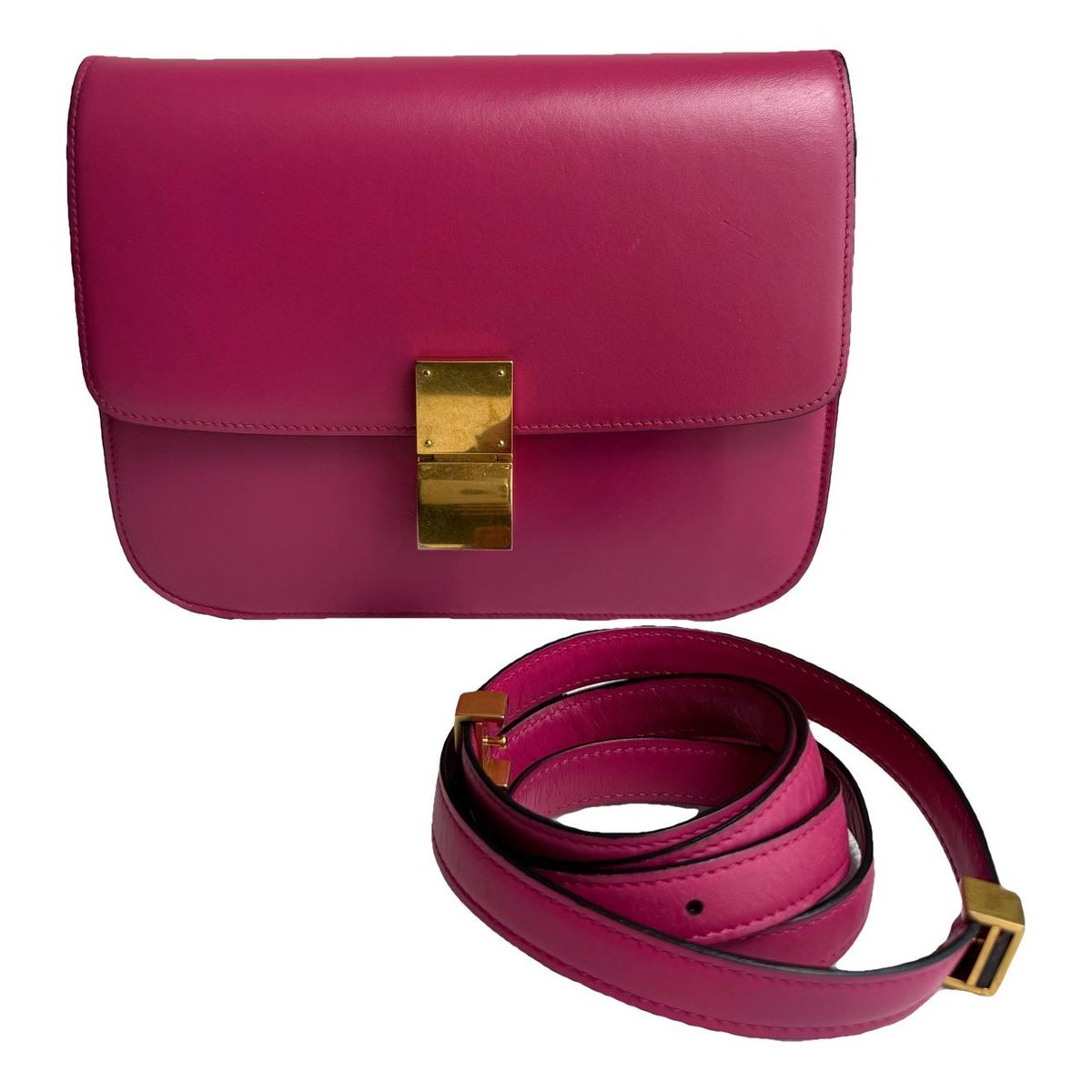 Classic leather handbag