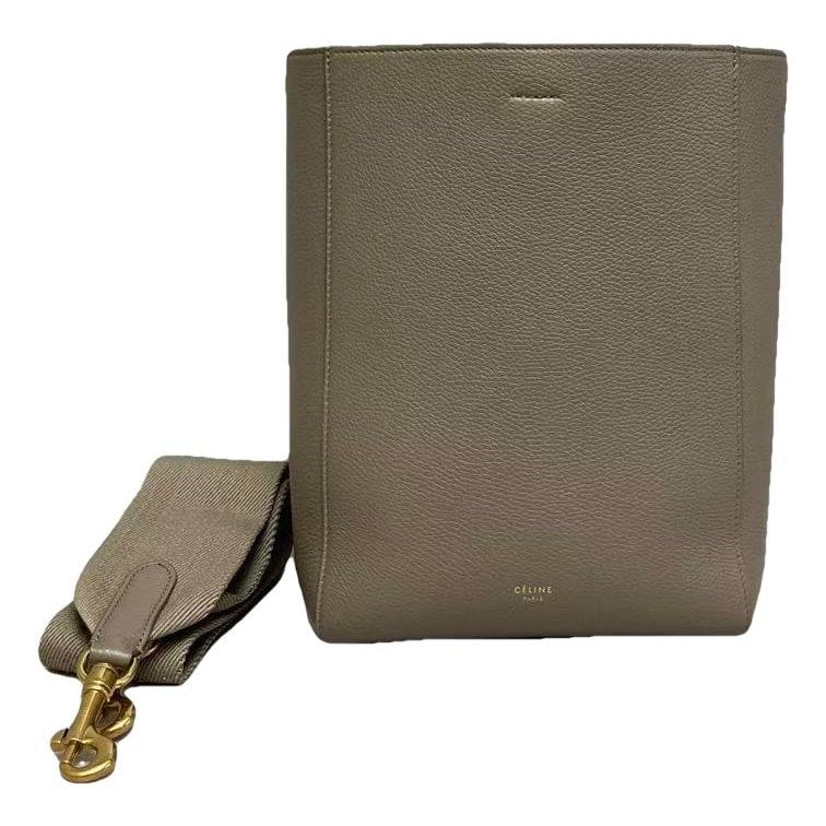 Seau Sangle leather handbag