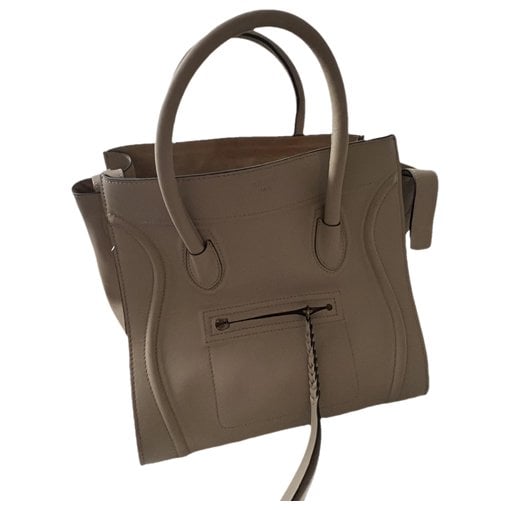 Luggage leather handbag