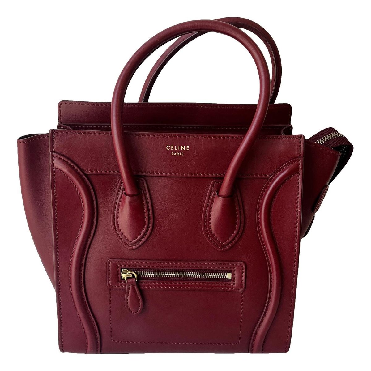 Luggage leather handbag