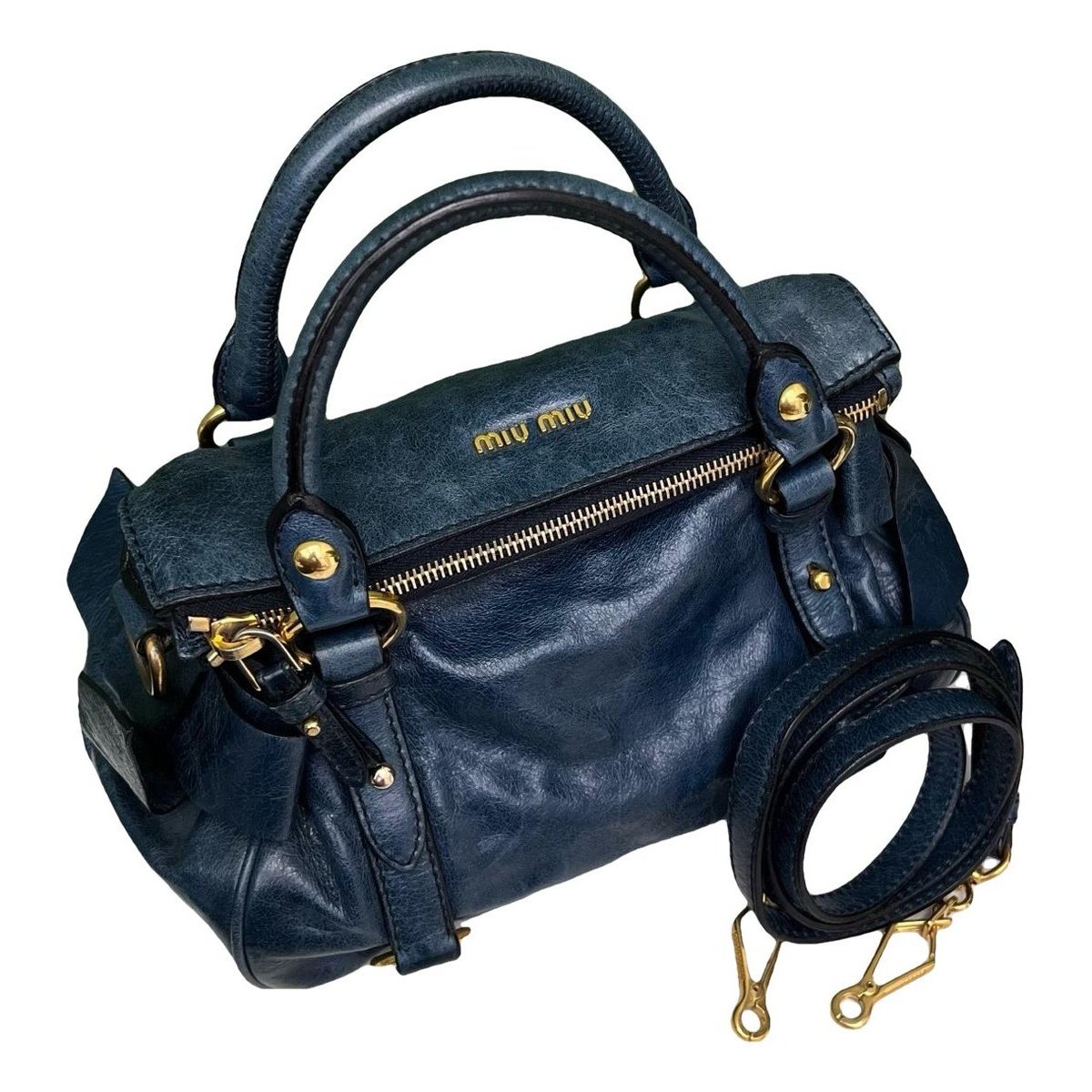 Bow bag leather handbag
