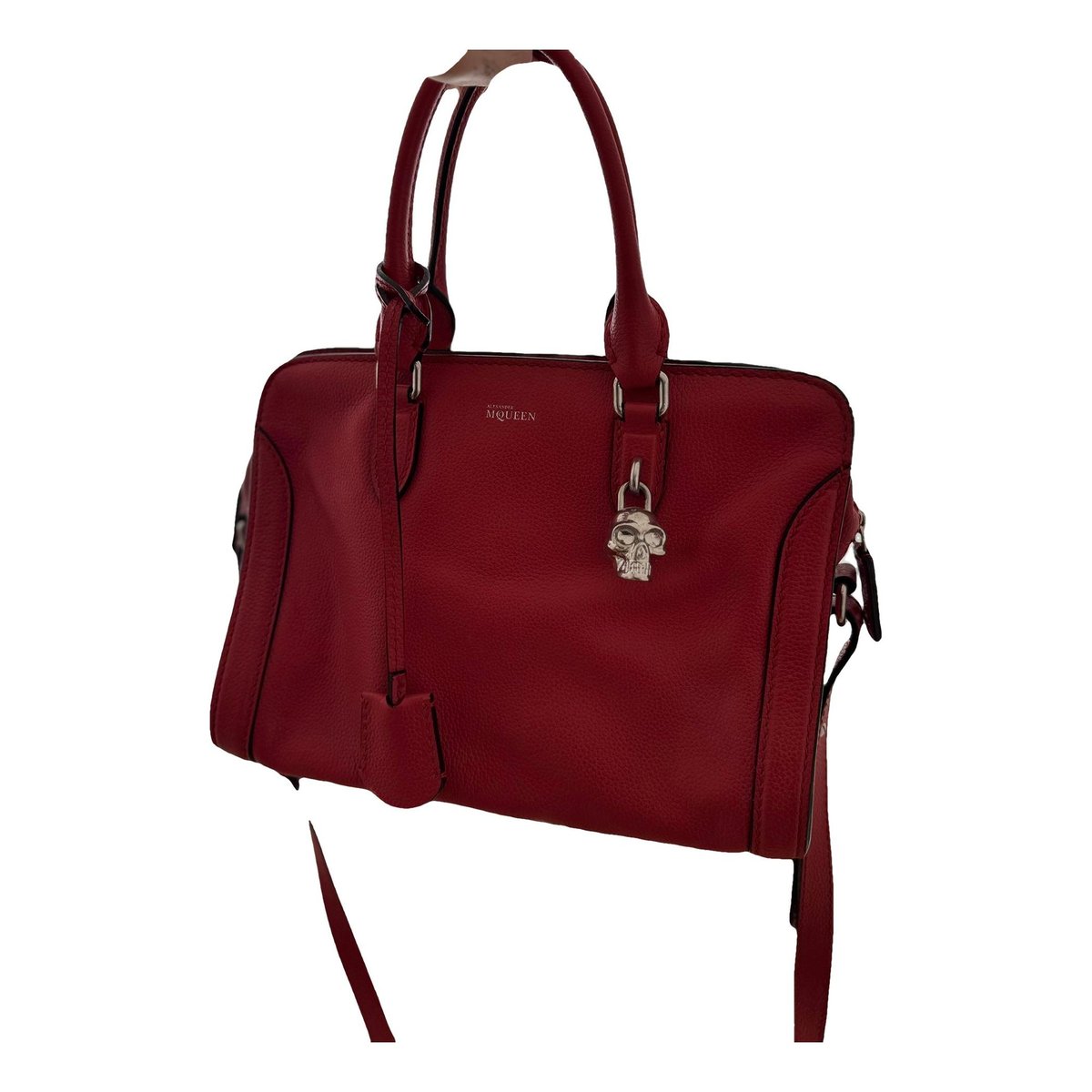 Zippé leather crossbody bag