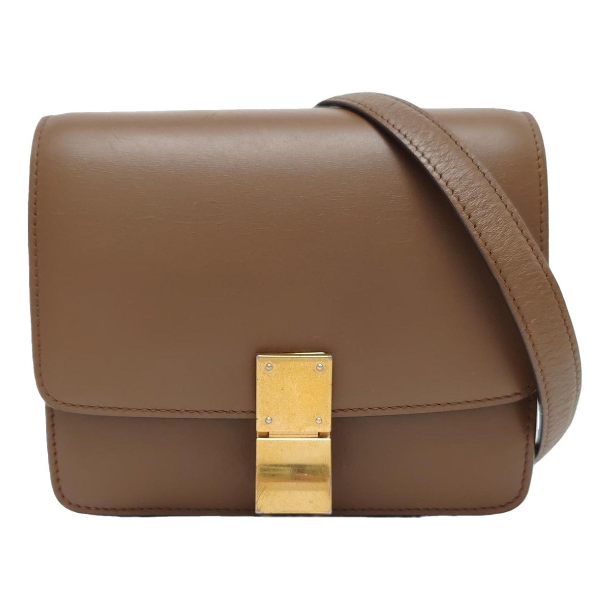 Classic leather crossbody bag