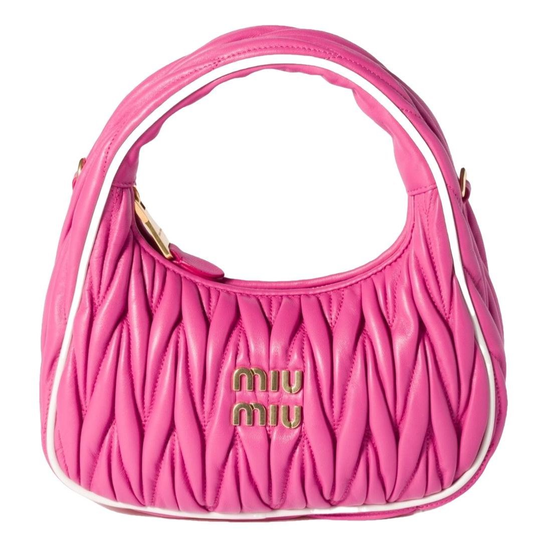 Miu Wander leather handbag