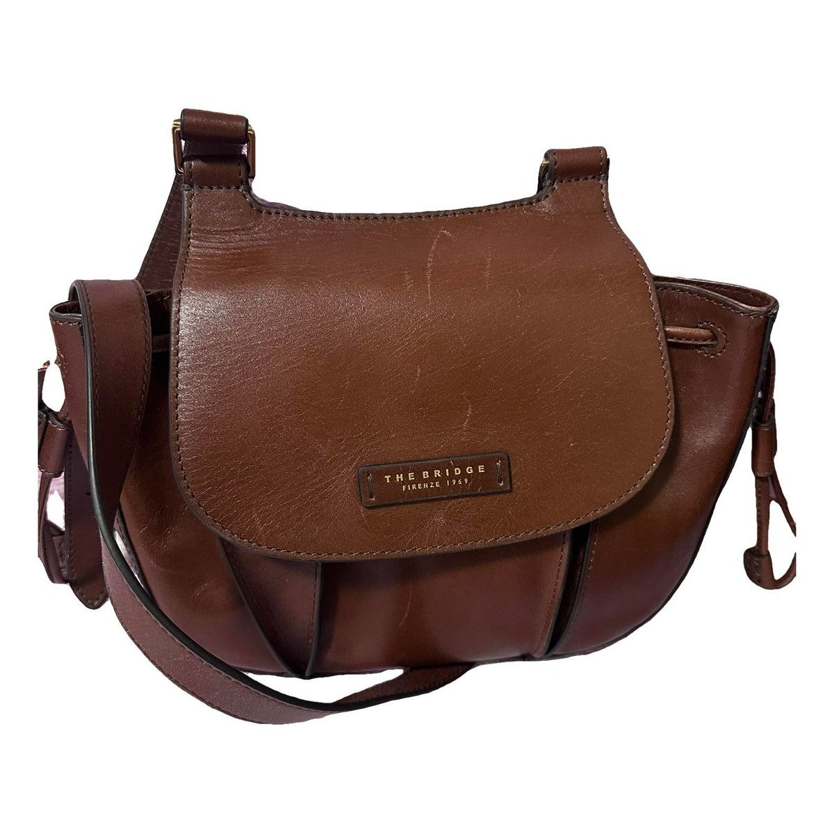 Leather crossbody bag