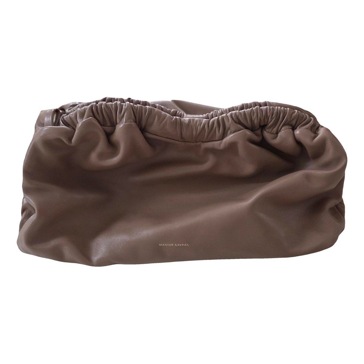 Cloud leather clutch bag