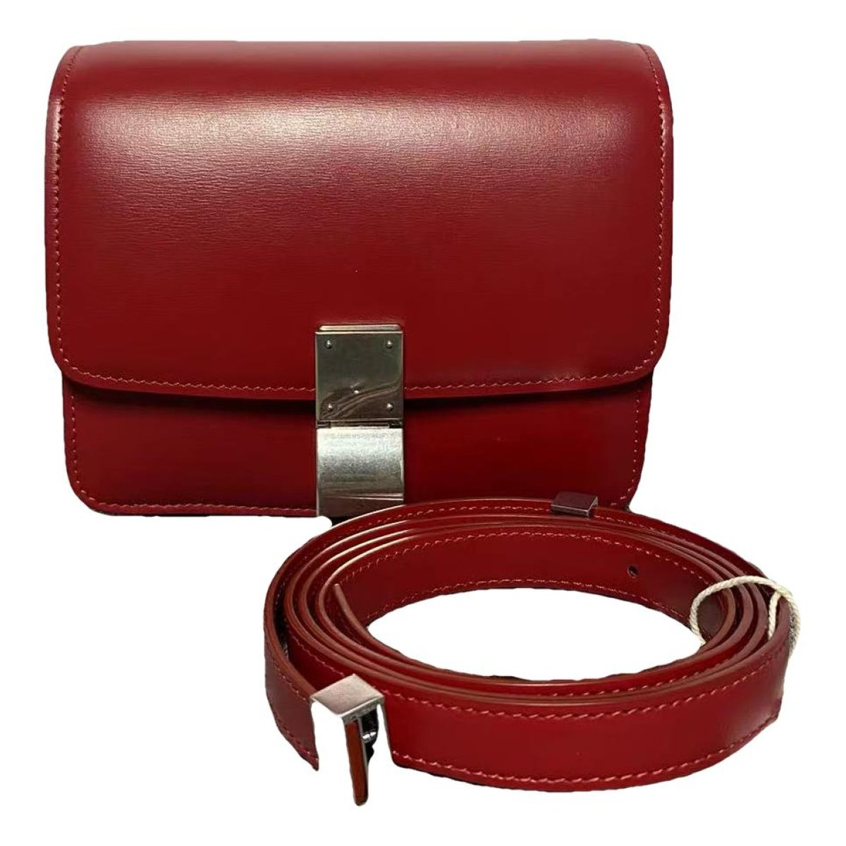 Classic leather crossbody bag