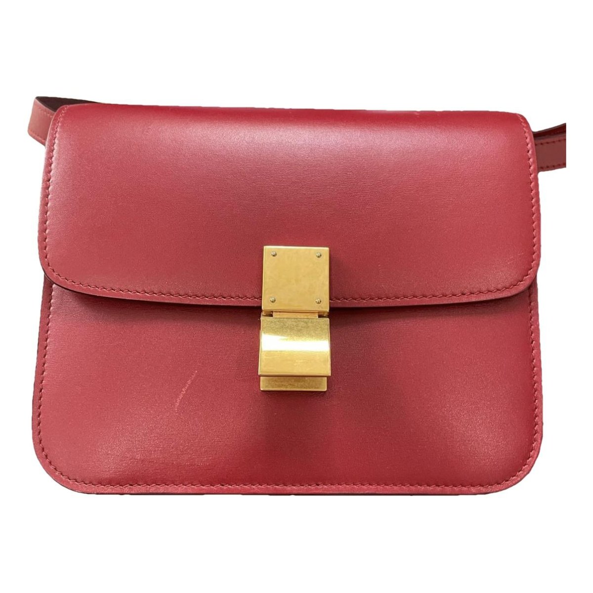 Classic leather crossbody bag