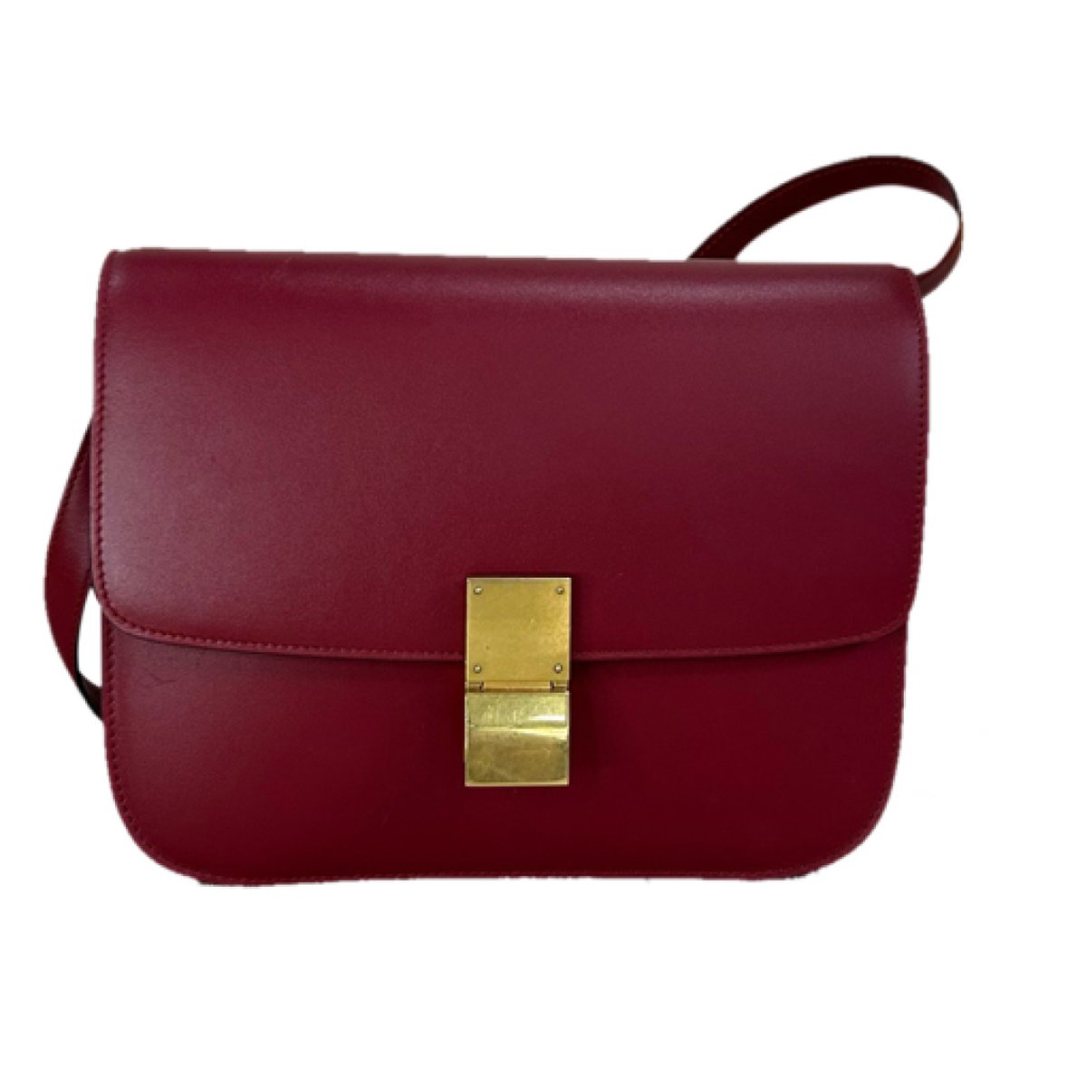 Classic leather crossbody bag