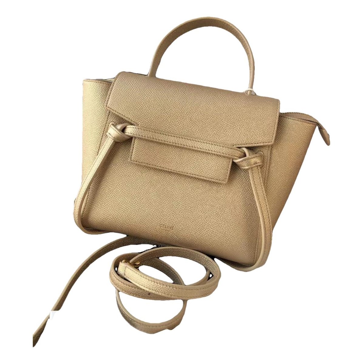 Belt leather handbag