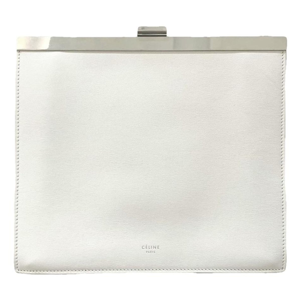 Clasp leather crossbody bag