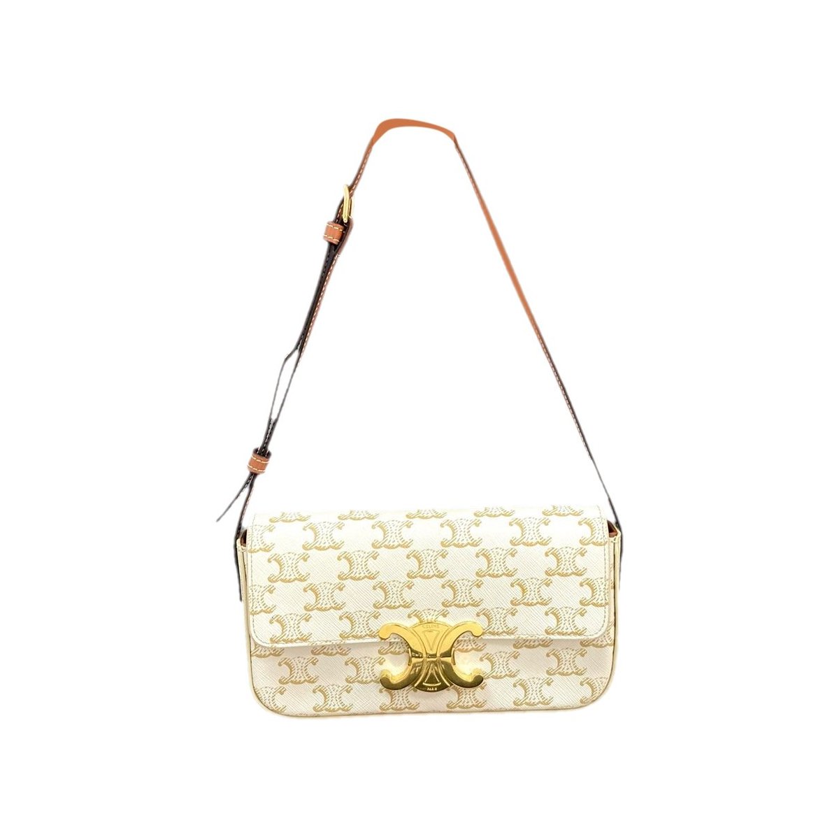 Triomphe Long leather handbag