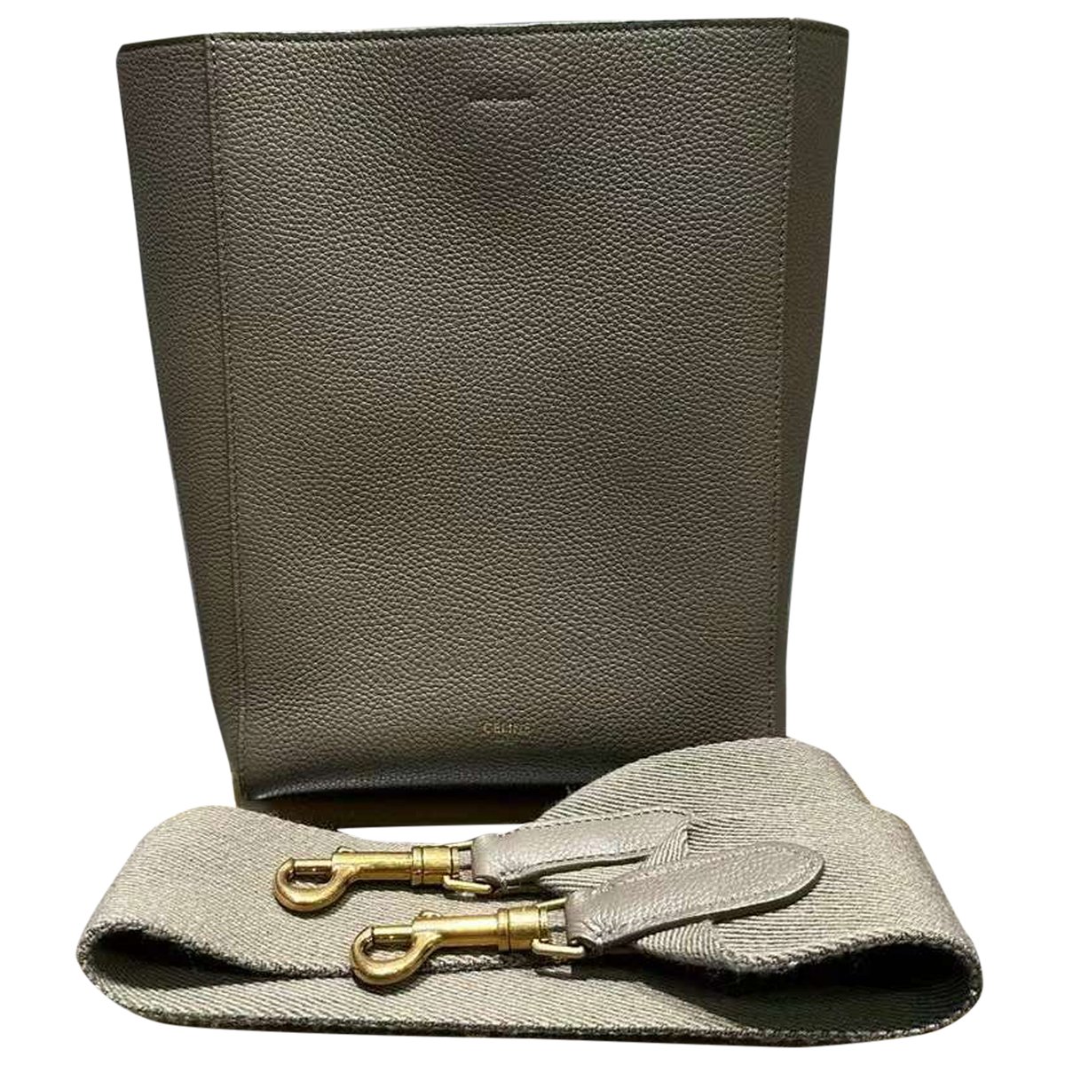 Seau Sangle leather tote
