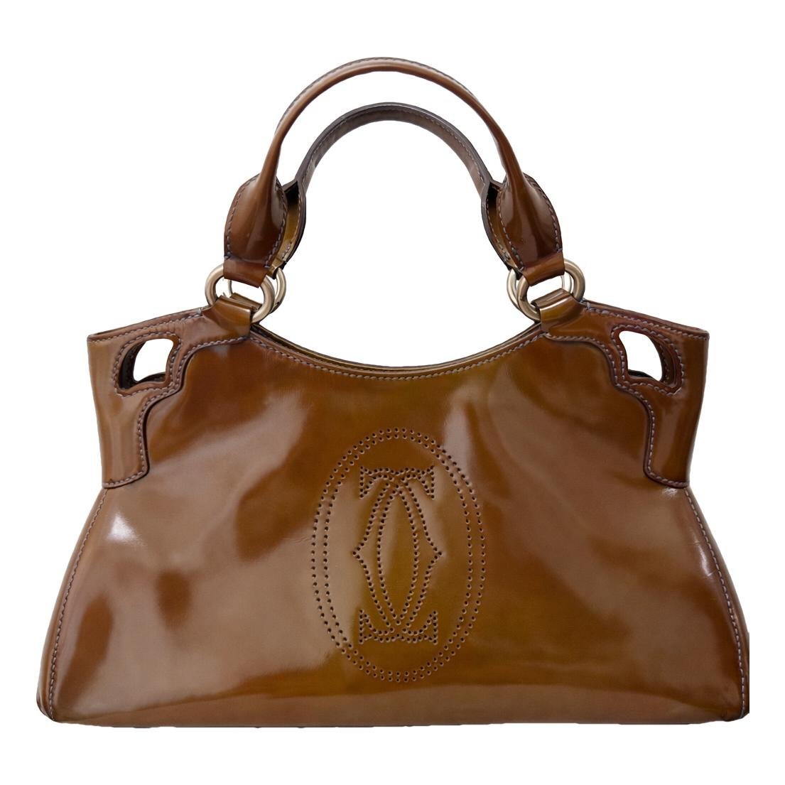 Marcello patent leather handbag