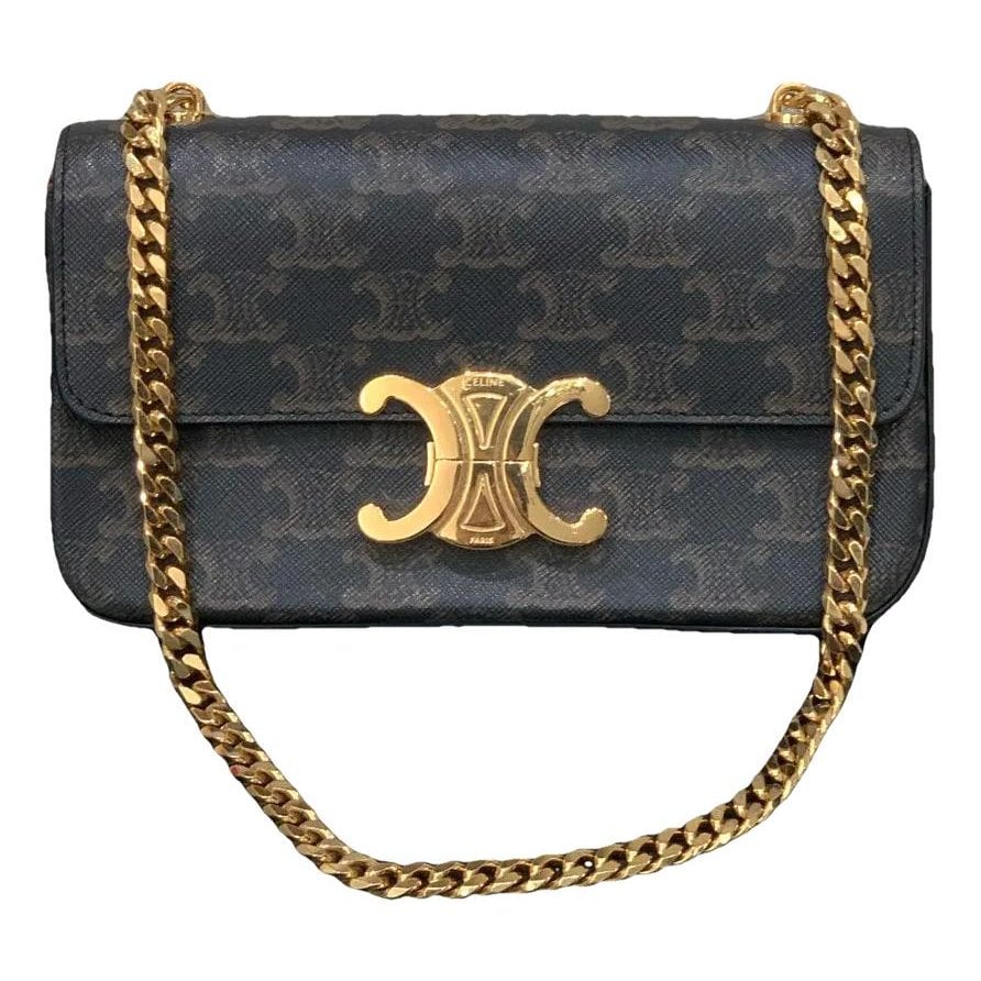 Triomphe leather handbag