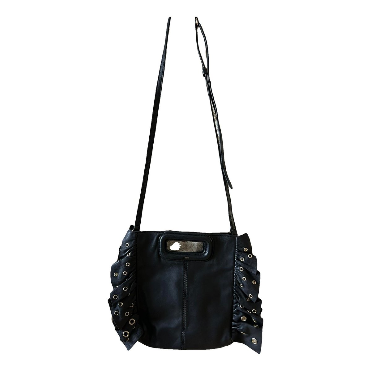 Sac M leather crossbody bag