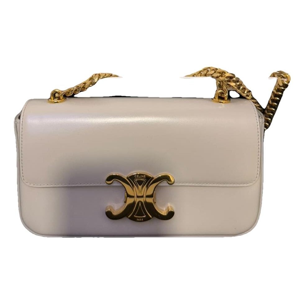 Triomphe chain leather crossbody bag