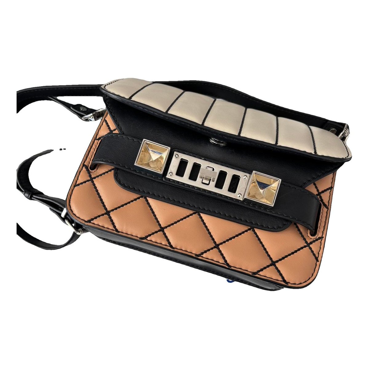 PS11 leather crossbody bag