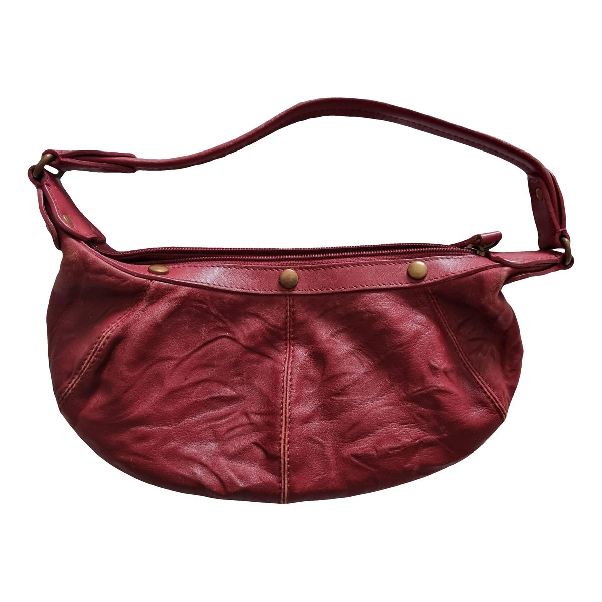 June leather handbag