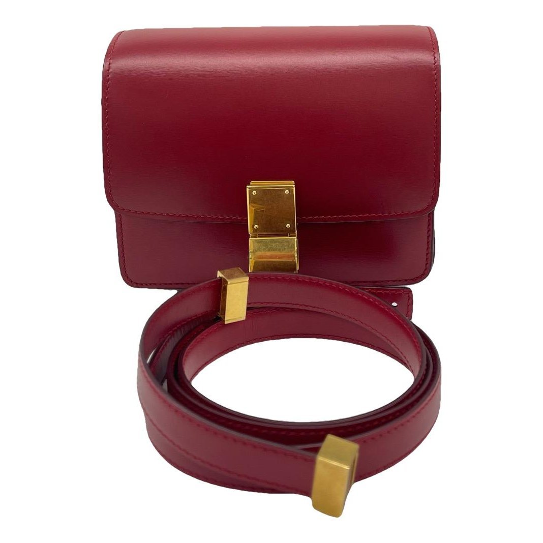 Classic leather crossbody bag