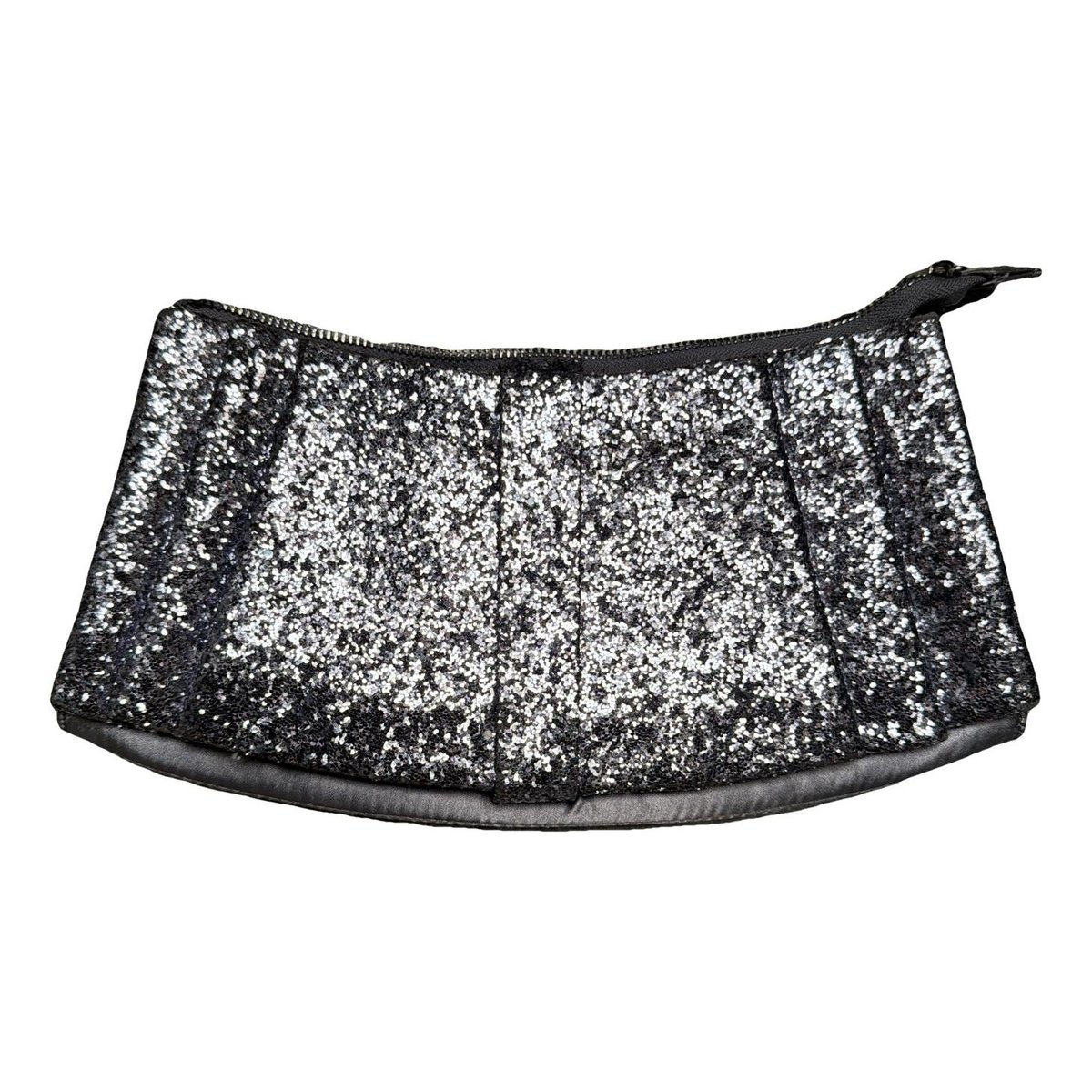 Patent leather clutch bag
