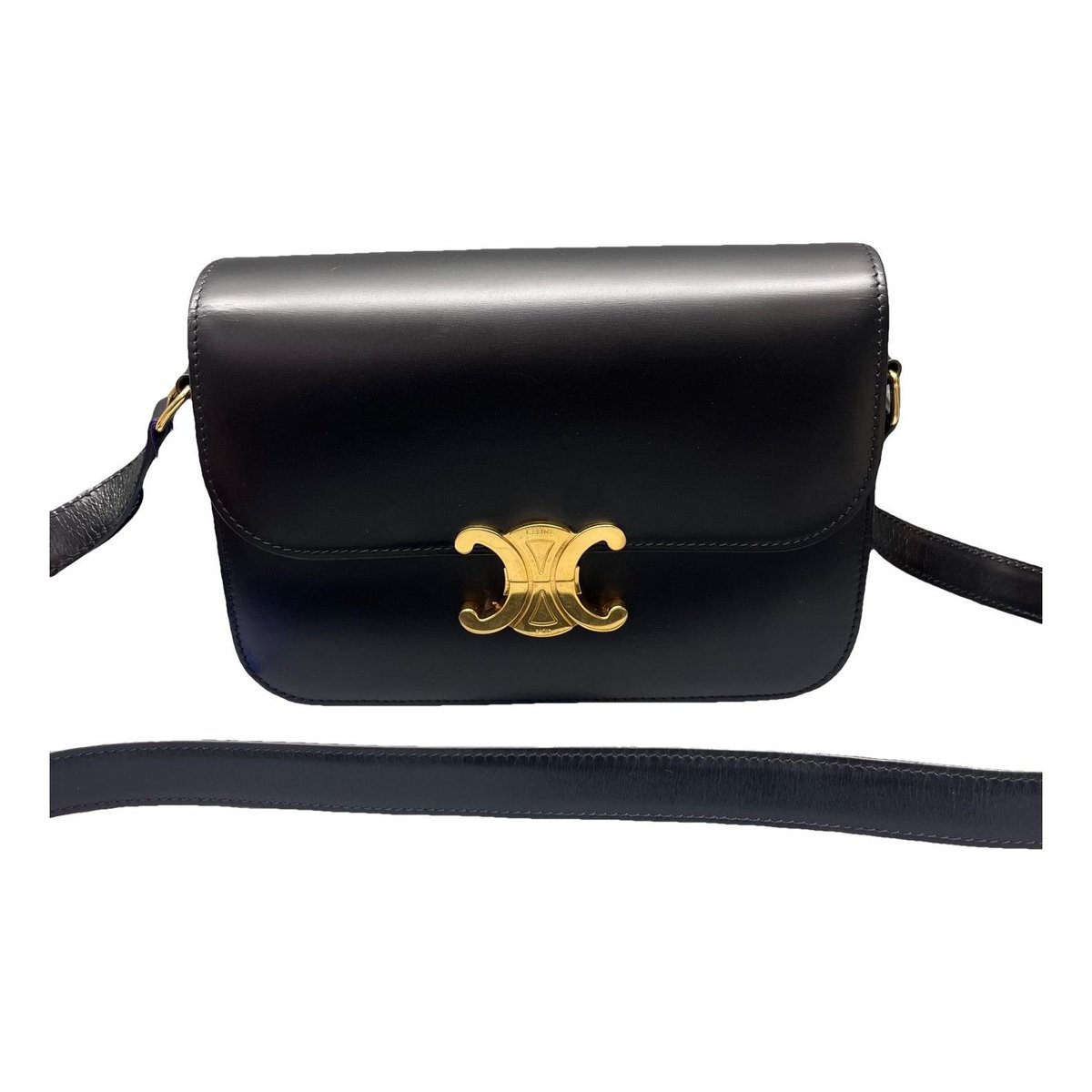 Triomphe leather handbag