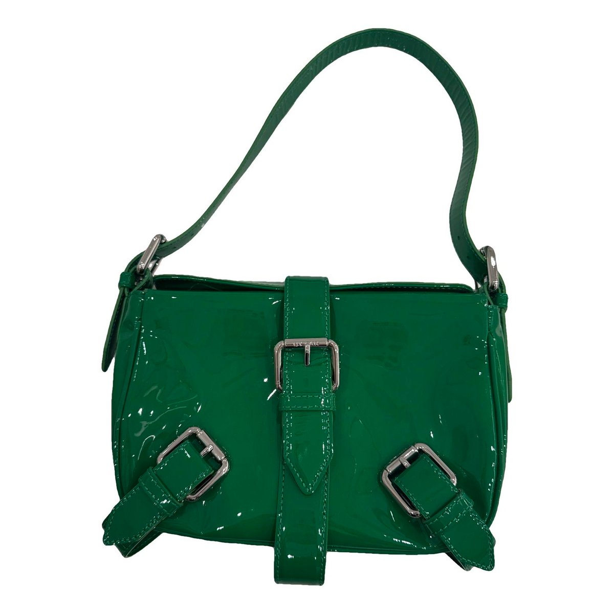 Patent leather handbag